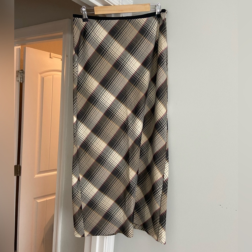 NWOT UO plaid maxi skirt